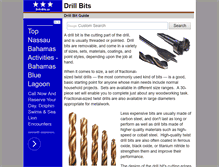 Tablet Screenshot of drill-bits.us